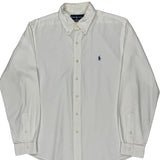 Ralph Lauren Shirt - Large White Cotton