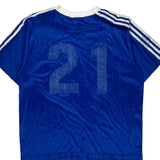 District Iv Odp Adidas Football Shirt - Large Blue Polyester