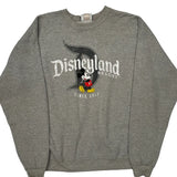 Disney Graphic Sweatshirt - Large Grey Cotton Blend