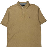 Tommy Hilfiger Polo Shirt - XL Beige Cotton
