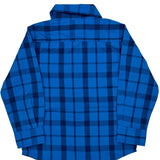 Age 3 Wrangler Checked Shirt - 2XS Blue Cotton Blend