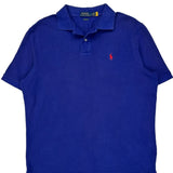 Polo By Ralph Lauren Polo Shirt - Large Blue Cotton