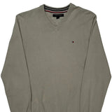 Tommy Hilfiger Jumper - Large Beige Cotton