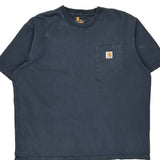Carhartt T-Shirt - XL Navy Cotton