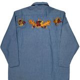 Dickies Shirt - XL Blue Cotton Blend