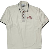 Disney Polo Shirt - Medium White Cotton