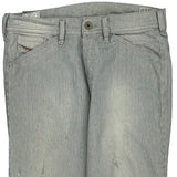 Diesel Tintsie Striped Jeans - 30W 27L Grey Cotton