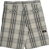Dickies Checked Chino Shorts - 32W 10L Black Cotton