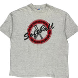 Minnehaha Redhawk Softball Hanes Single Stitch T-Shirt - XL Grey Cotton
