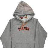 Age 11-12 Giants Nike Mlb Hoodie - Medium Grey Cotton Blend
