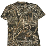 Hanes Camo T-Shirt - Medium Khaki Cotton