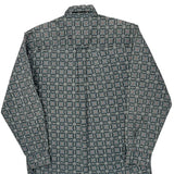Woolrich Patterned Shirt - Medium Blue Cotton