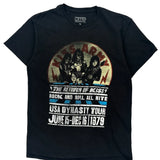 Kiss Band T-Shirt - Medium Black Cotton