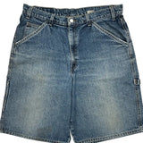 L2 Carpenter Shorts - 36W 10L Blue Denim