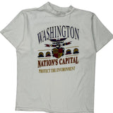 Protect The Environment Unbranded Graphic T-Shirt - XL White Cotton