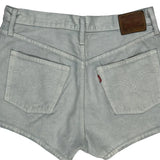 Levis Denim Shorts - 32W UK 12 Light Wash Denim