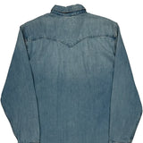 Levis Denim Shirt - Large Light Wash Cotton