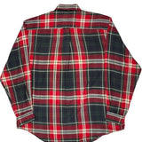 Made In USA Nautica Checked Shirt - Large Red Cotton