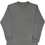 Dickies Long Sleeve T-Shirt - XL Grey Cotton Blend