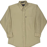 Chaps Ralph Lauren Shirt - Large Beige Cotton