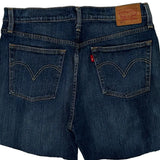 501 Levis Denim Shorts - 32W 8L Dark Wash Cotton