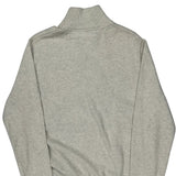 Tommy Hilfiger 1/4 Zip - Large Grey Cotton