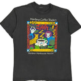 Single Stitch Unbranded Graphic T-Shirt -Large Black Cotton