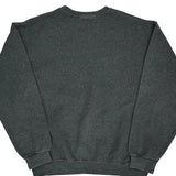 90S Blank Russell Athletic Sweatshirt - Large Grey Cotton Blend