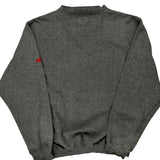 Vintage Puma College Sweatshirt - Large Grey Cotton Blend