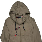 Vintage Tommy Hilfiger Windbreaker - Medium Khaki Cotton