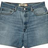 550 Relaxed Fit Levis Denim Shorts - 35W UK 18 Light Wash Cotton