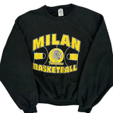 Milan Basketball Jerzees Sweatshirt - XL Black Cotton Blend