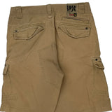 Lost Cargo Shorts - 33W 12L Beige Cotton