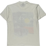 Screen Stars Cartoon T-Shirt - Large White Cotton Blend