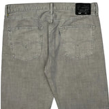 Levis Denim Shorts - 38W 11L Grey Cotton