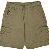 Wrangler Cargo Shorts - 32W 10L Khaki Cotton