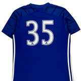 Dsa United Adidas Football Shirt - Medium Blue Polyester