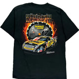 Dewalt Racing Hanes Nascar T-Shirt - Medium Black Cotton