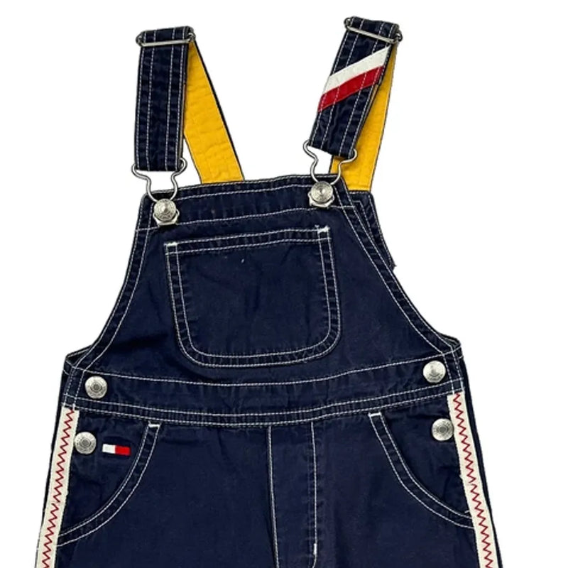 Age 2 Tommy Hilfiger Dungarees - 3XS Red Cotton