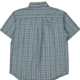 Age 6 Ralph Lauren Checked Short Sleeve Shirt - Small Blue Cotton