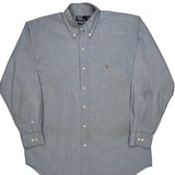 Polo By Ralph Lauren Shirt - Large Blue Cotton