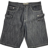 Mw6 Denim Shorts - 36W 11L Dark Wash Cotton Blend