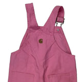 Age 3 Carhartt Dungarees - 3XS Pink Cotton
