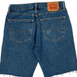 Levis Denim Shorts - 30W 11L Blue Cotton