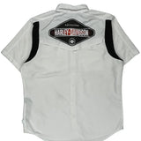 Genuine Motorclothes Harley Davidson Graphic Short Sleeve Shirt - XL Black Cotton