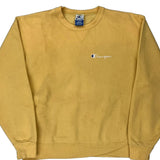 Champion Sweatshirt - XL Yellow Cotton