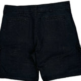 Wrangler Cargo Shorts - 37W 10L Black Cotton
