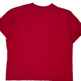 Nike T-Shirt - Large Red Cotton
