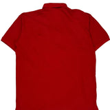 Dickies Polo Shirt - XL Red Cotton Blend