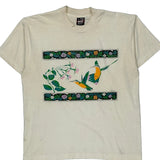 Fruit Of The Loom Single Stitch T-Shirt - Large Cream Cotton Blend